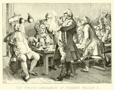 Le Parlement du tabac de Frédéric-Guillaume I - German School