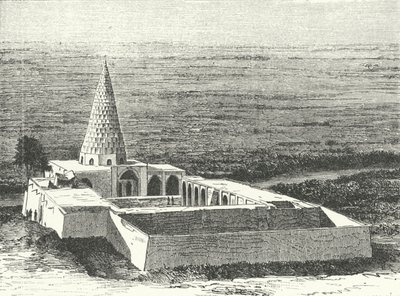 Tombe du prophète Daniel à Suse, Iran (gravure) - German School