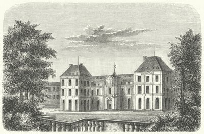 Le Palais des Tuileries, Paris, en 1799 - German School