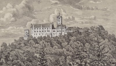 Le Wartburg, château surplombant la ville d