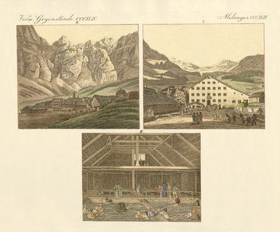 Le bain de Leuker au canton du Valais - German School