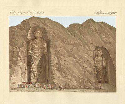 Les images gravées colossales et la ville-caverne de Bameean à Caboul - German School