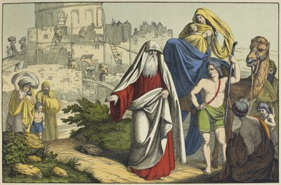 La construction de la tour de Babel, illustration de L