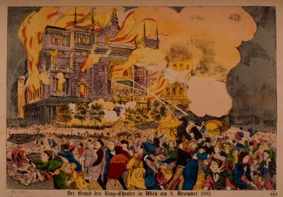 Le grand incendie du Ringtheater le 8 décembre 1881 - German School