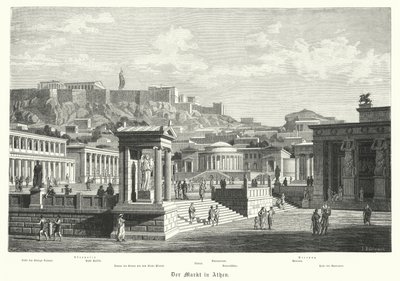 Le marché à Athènes, Grèce antique - German School