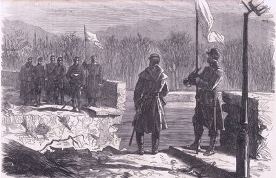 Les négociations de paix - une réunion au Pont de Sèvres, Histoire de la guerre entre la France et l