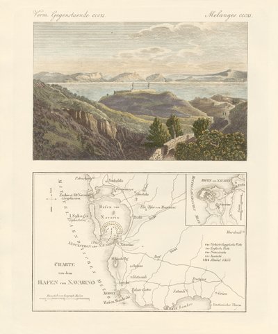 Le port et la ville de Navarino - German School