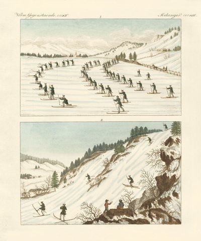 Le régiment des patineurs en Norvège - German School