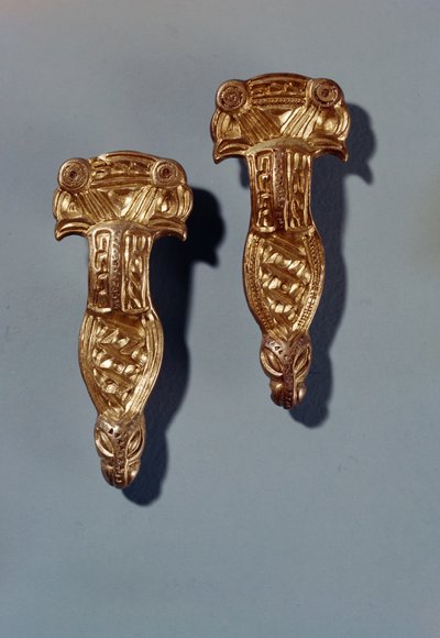 Fibules thuringiennes avec têtes d