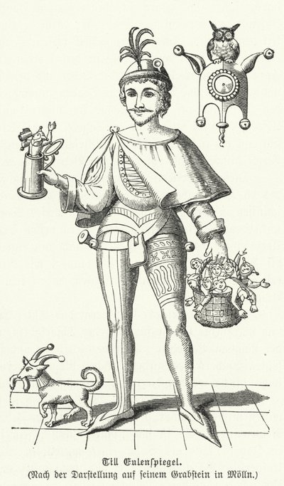 Till Eulenspiegel (gravure) - German School