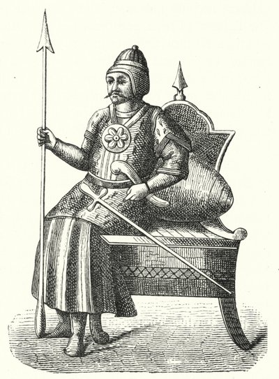 Timur, chef militaire mongol - German School