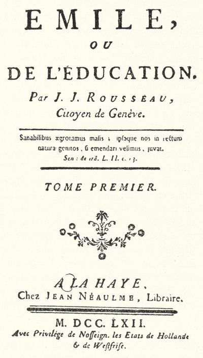 Page de titre de la première édition d