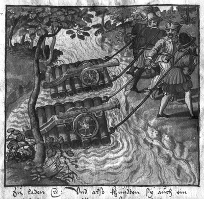 Transport de canons et d