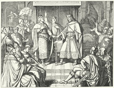 Traité de Verdun, 843 - German School