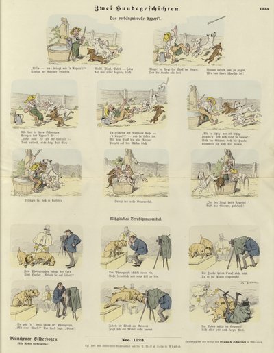 Deux histoires de chiens - German School