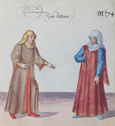 Deux femmes juives, c.1600 - German School