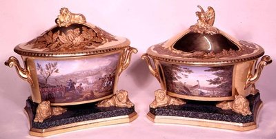 Deux soupières du service de dîner prussien, Berlin, 1816-19 - German School