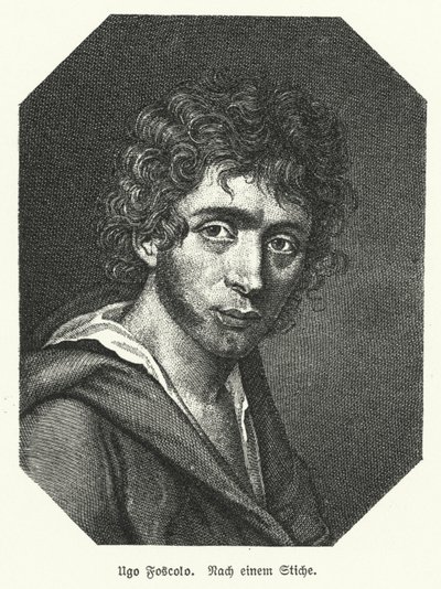 Ugo Foscolo, poète italien, soldat et révolutionnaire - German School