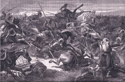 Attaque des uhlans, Histoire de la guerre entre la France et l
