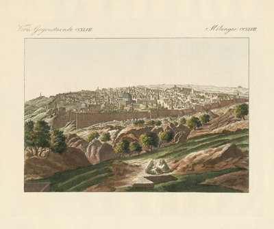 Vue de Jérusalem - German School