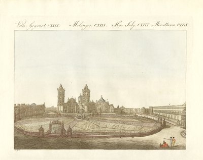 Vue de la Grand-Place de Mexico - German School