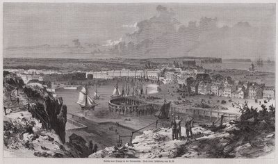 Vue du port de Dieppe, Normandie, France - German School