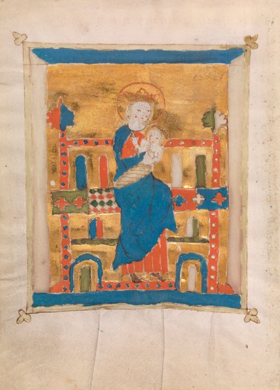 Vierge et enfant, 1400 - German School