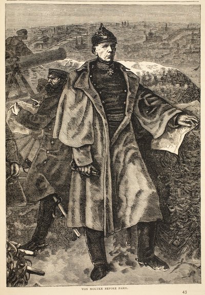 Von Moltke devant Paris, novembre 1870, illustration de l
