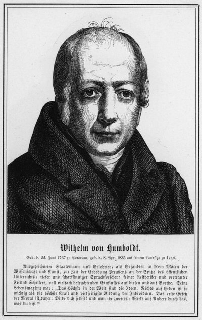 Wilhelm von Humboldt - German School