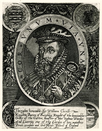 William Cecil Lord Burleigh - German School