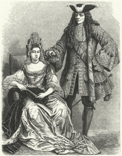 Guillaume III et Marie II, roi et reine d