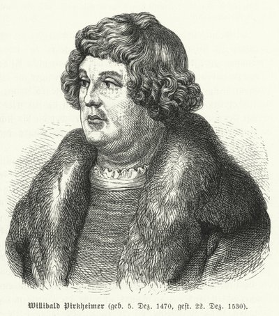 Willibald Pirckheimer, avocat, auteur et humaniste de la Renaissance allemande, et ami d