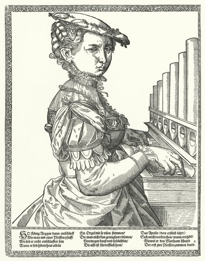 Femme jouant de l