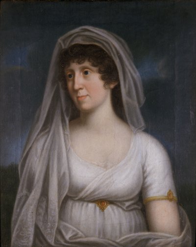 Femme en robe blanche avec un voile - German School