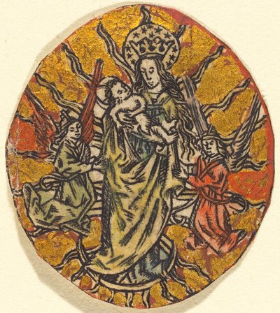 Madone et Enfant - German or Netherlandish 15th Century