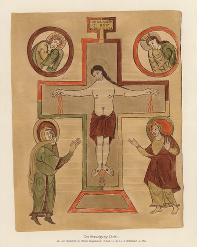 La crucifixion de Jésus-Christ - German School