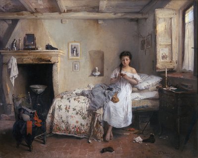 Prémonition douloureuse - Gerolamo Induno