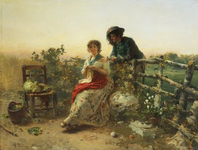 En temps de paix, par Gerolamo Induno, vers 1880 - Gerolamo Induno