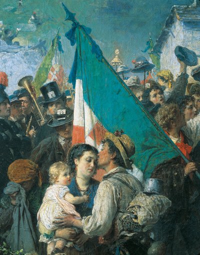 Le départ des conscrits de 1866 - Gerolamo Induno