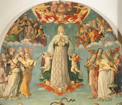 Assomption de la Vierge (détail) - Gerolamo di Benvenuto
