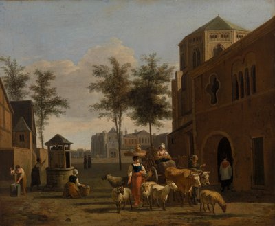 Vue de Cologne avec les Églises de Saint-Géréon et Saint-Pantaléon vers 1670 - Gerrit Adriaensz Berckheyde