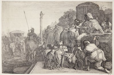 Paul et Barnabas à Lystra - Gerrit Claesz. Bleker
