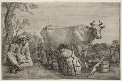 La Laitière - Gerrit Claesz. Bleker
