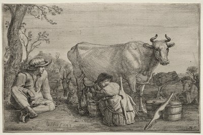La Laitière - Gerrit Claesz. Bleker