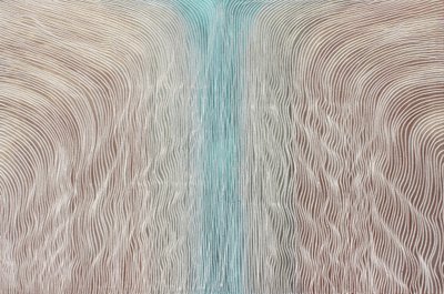 Journey 207, 2008 (sable et acrylique sur toile) - Gerrit Greve