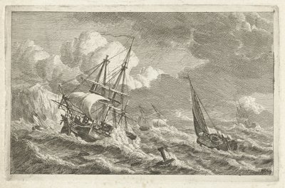 Navires en détresse près d