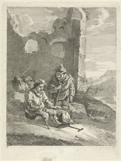 Quatre figures près d