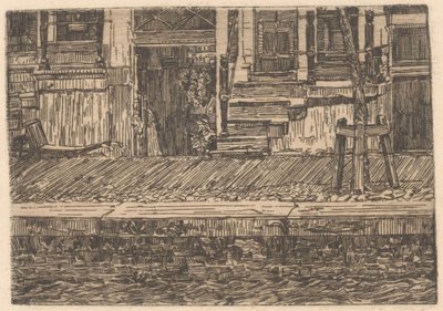 Souterrains sur un quai - Gerrit Haverkamp (signed by artist)