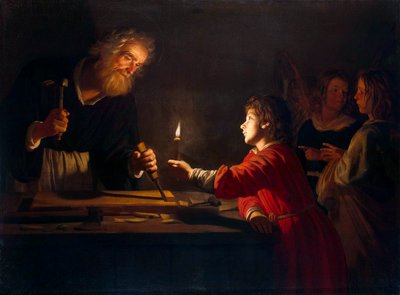 Enfance du Christ, vers 1620 - Gerrit van Honthorst