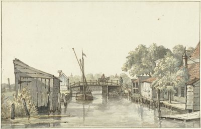 Vue de la digue de l